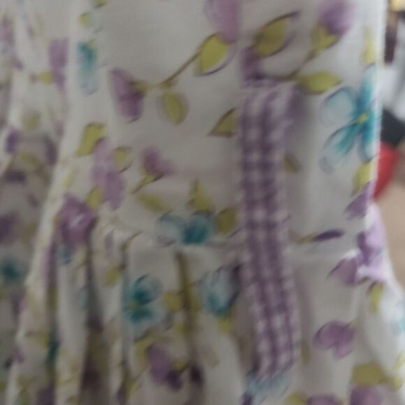 Girls Polly & Friends Floral Dress Sz 7 - Picture 3 of 4